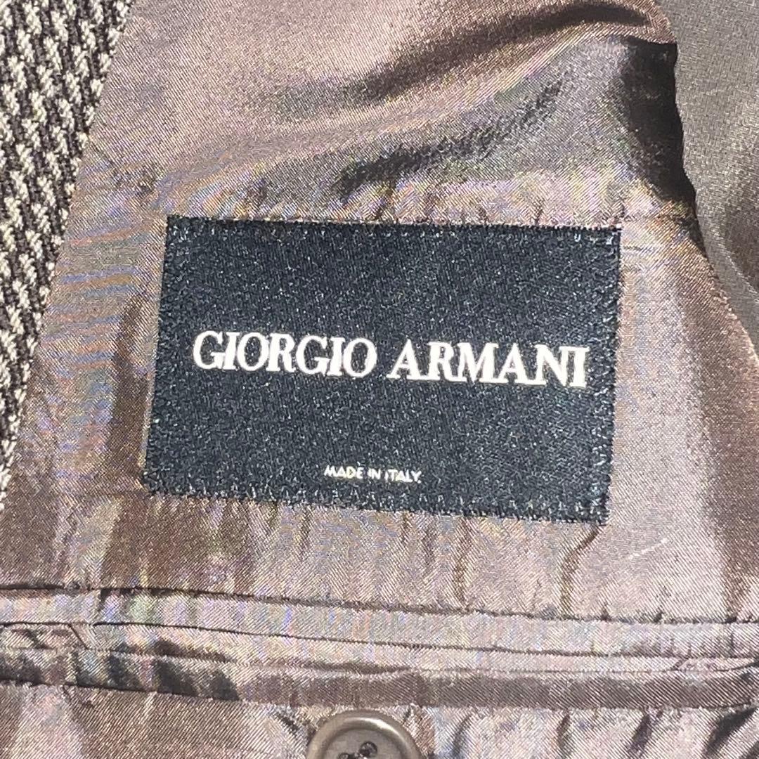 美品 ジョルジオアルマーニ 黒タグ BORGO21 テーラードジャケット 52