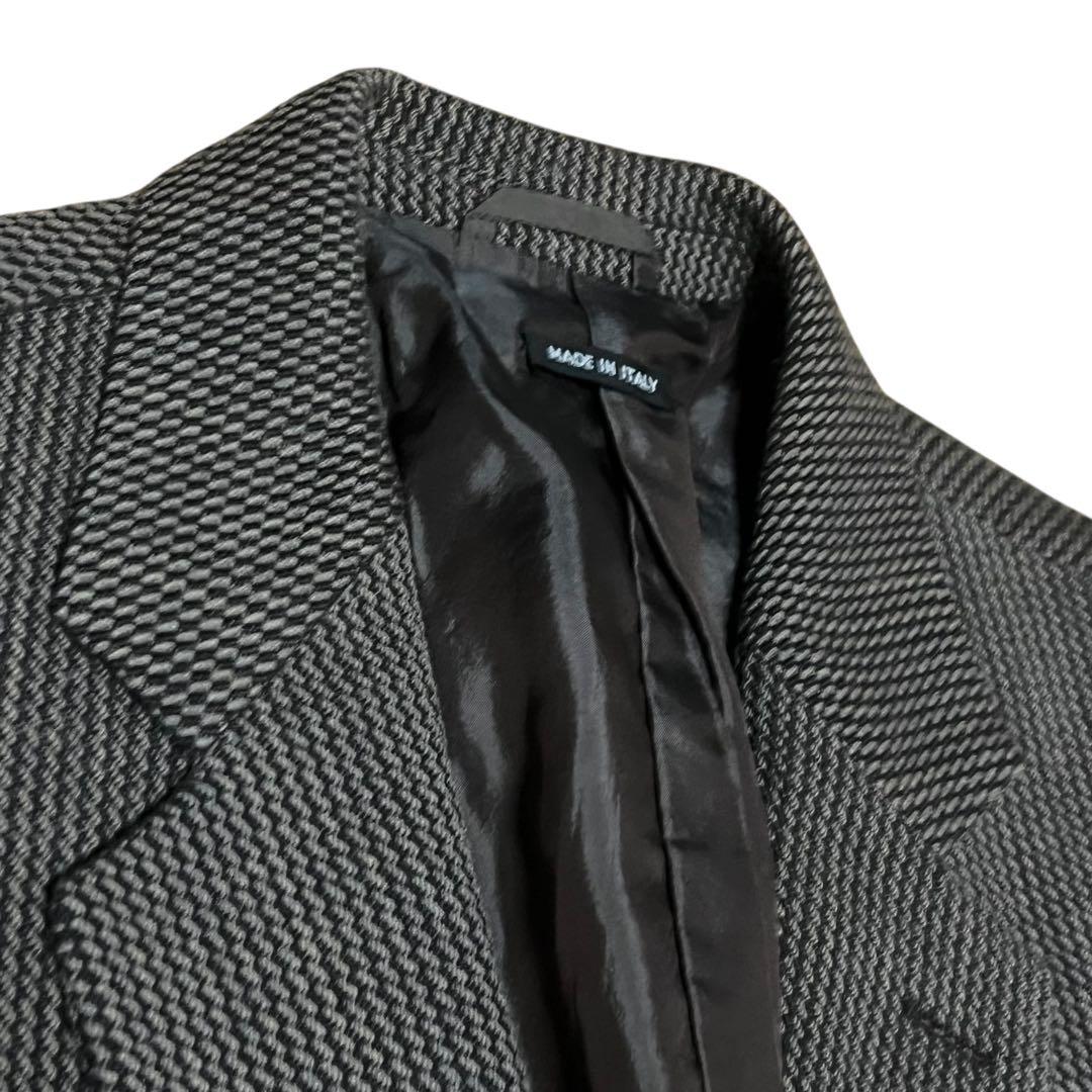 美品 ジョルジオアルマーニ 黒タグ BORGO21 テーラードジャケット 52