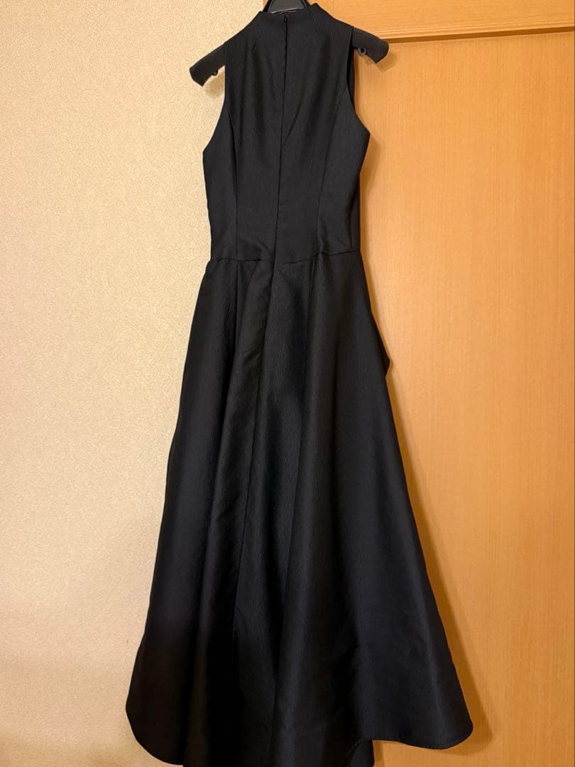 新品未使用/THEREDTHREAD V slit long dress fog