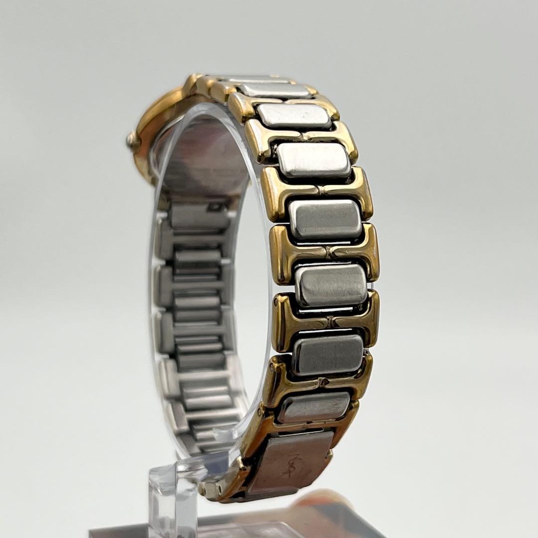 稼動品 イヴサンローラン YSL 2200-229789 ホワイト コンビ 時計