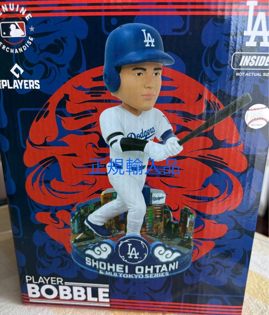 東京シリーズ開催記念 LAドジャース 17大谷翔平選手8インチボブルヘッド