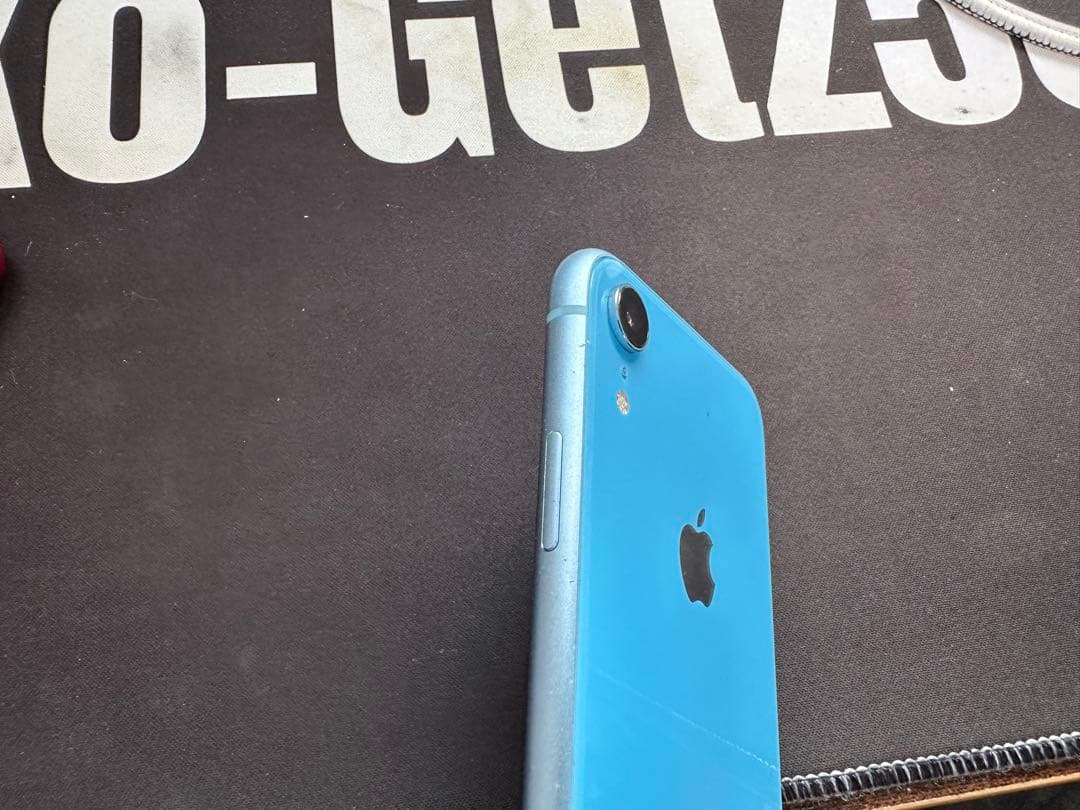 【美品】iPhone XR 128GB ブルー SIMフリー 本体 初期化済み