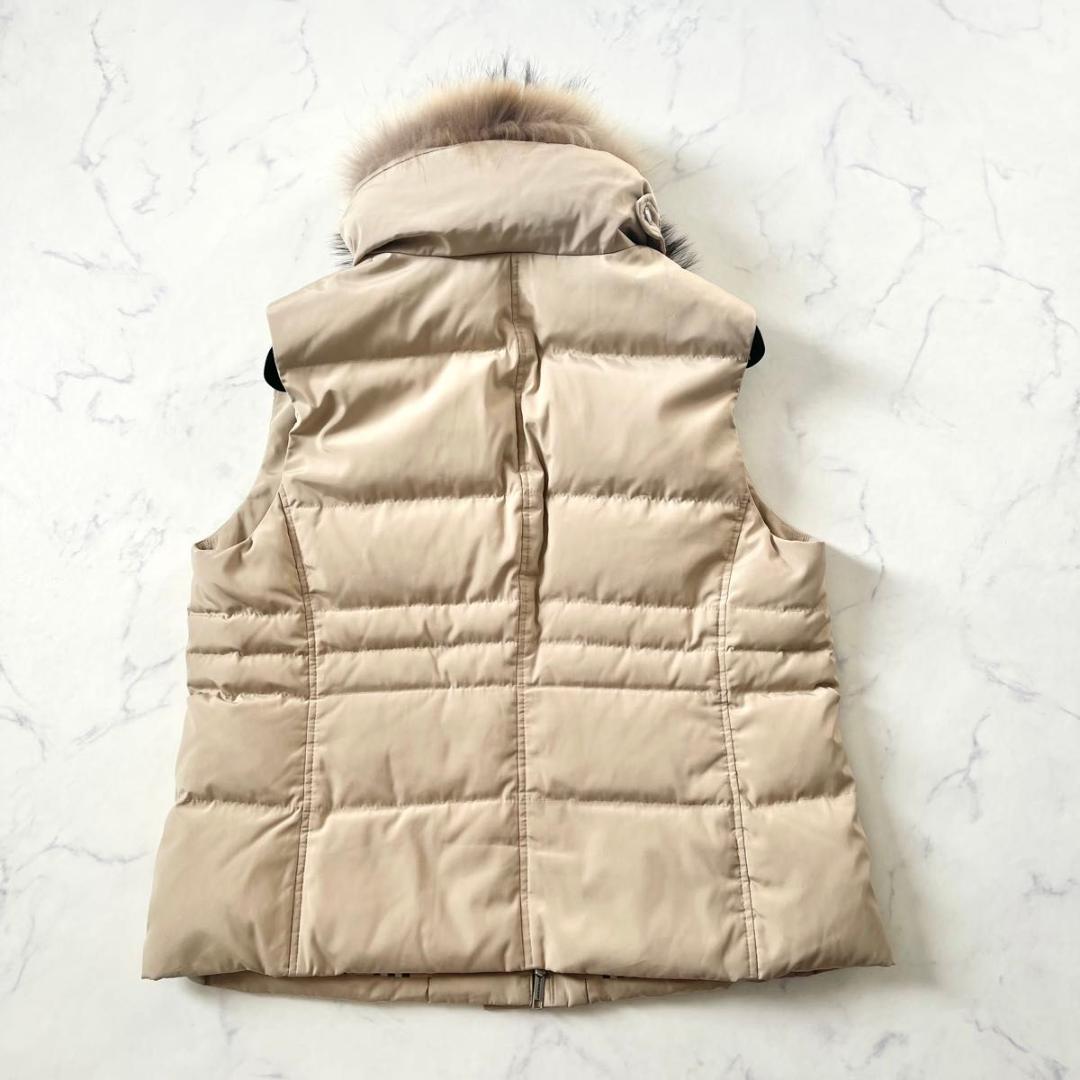 【大きいサイズ】バーバリーロンドン ノバチェック ダウンベスト ベージュ 3L