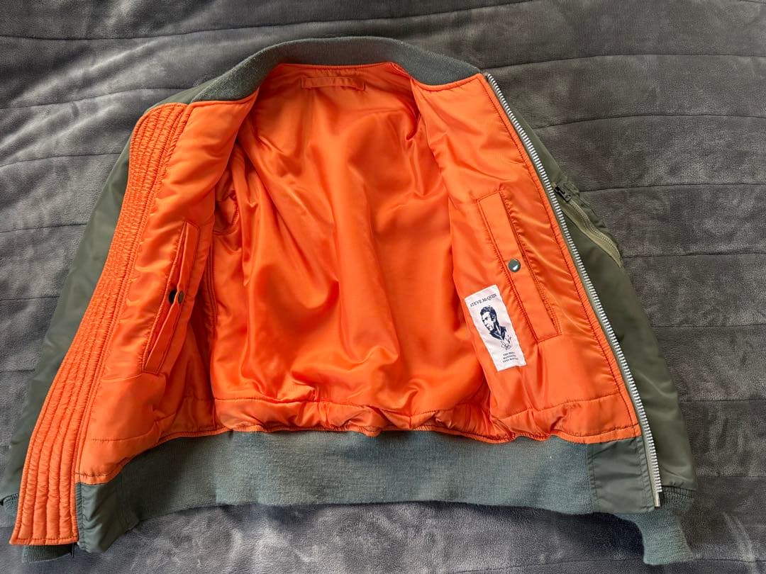 TOYS McCOY MA-1 縦ステッチ スティーブマックイーンハンターモデル