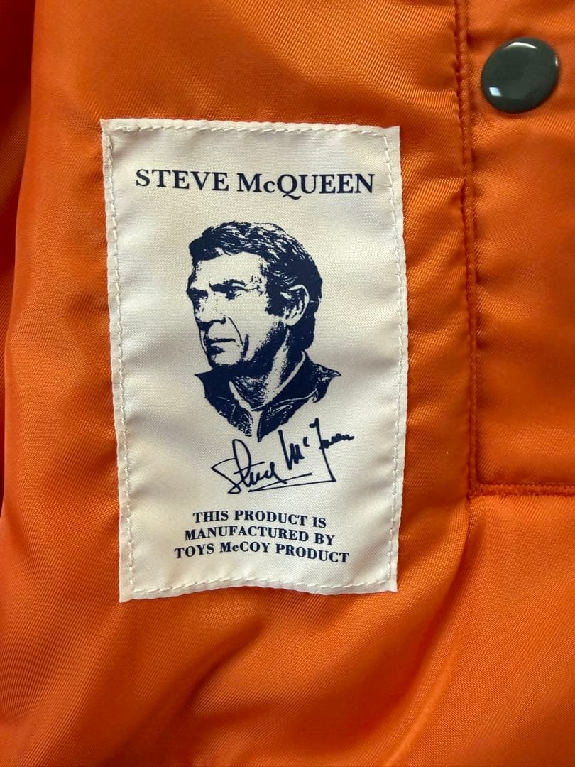 TOYS McCOY MA-1 縦ステッチ スティーブマックイーンハンターモデル