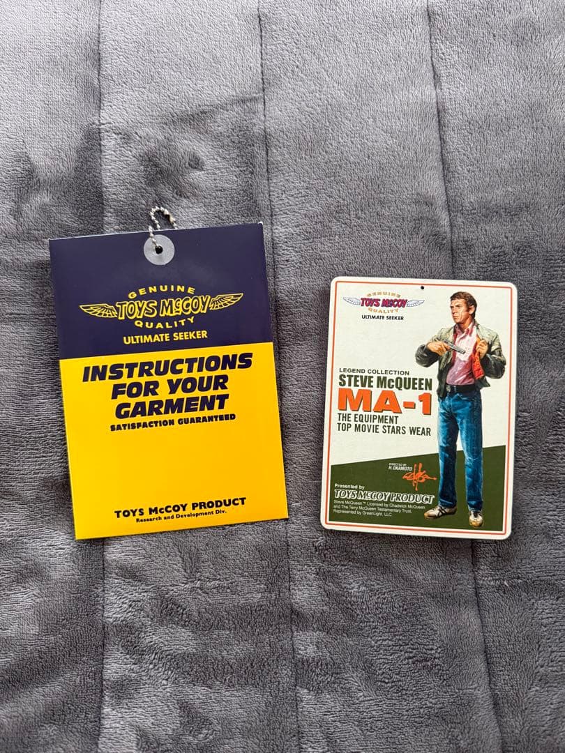 TOYS McCOY MA-1 縦ステッチ スティーブマックイーンハンターモデル