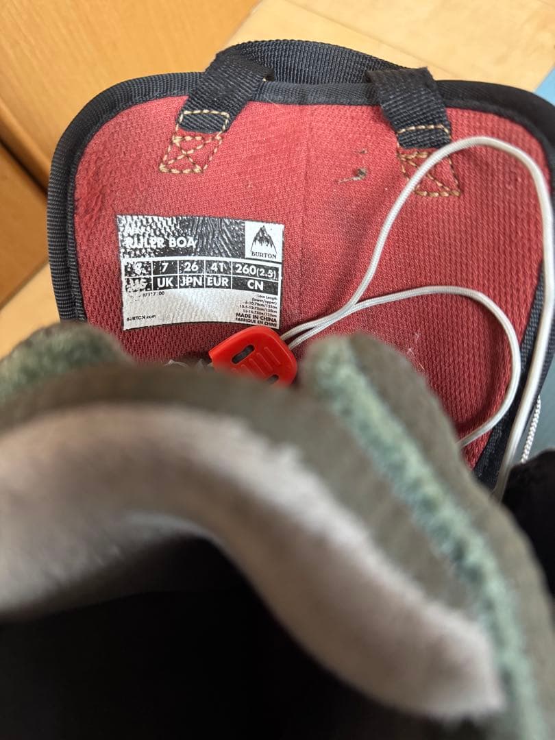 バートン RULER BOA 26.0cm