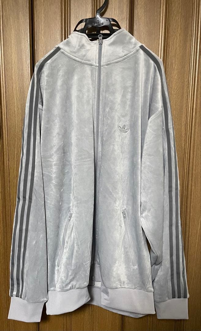 【未使用タグ付き】adidas アディダス ベロア トラックジャケット ジャージ