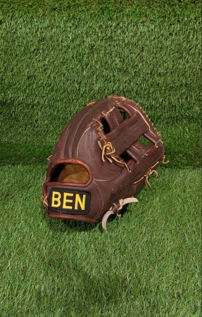 野球グラブ　グローブ　一般軟式大人用　内野手用　真弓モデル　BEN