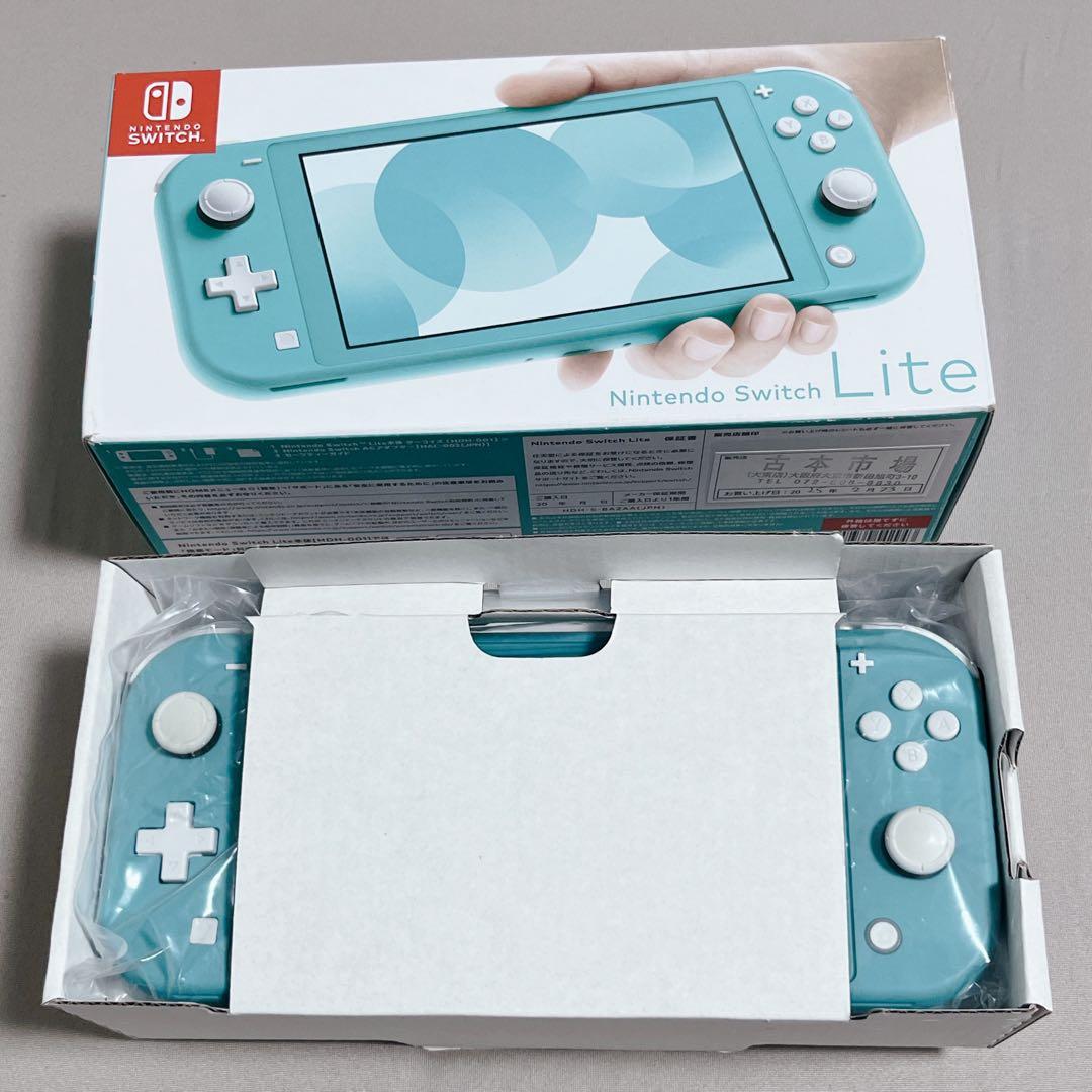 美品 Nintendo Switch Lite ターコイズ ソフト付 バラ売り可