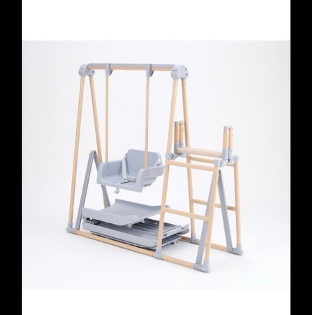 野中製作所 ジャングルジム おりたたみロングスロープキッズパークF ベージュ