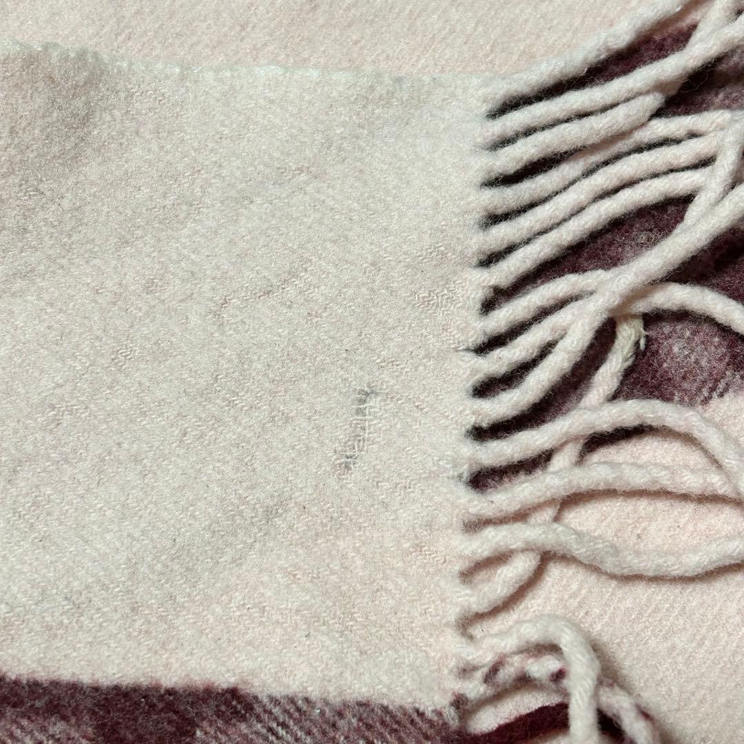 クリスチャンディオール メリノウール カシミヤ フリンジ マフラー ストール