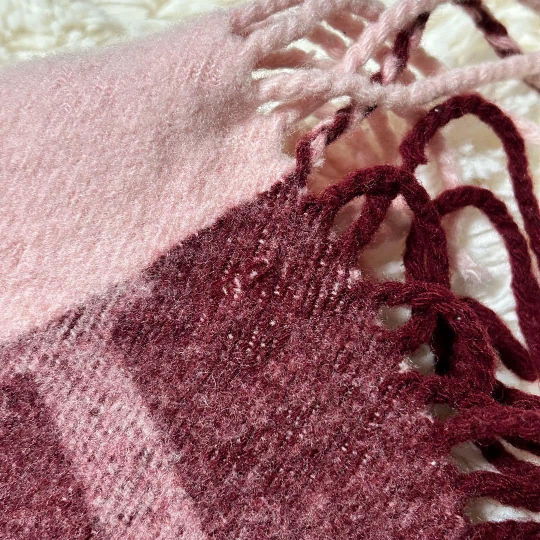 クリスチャンディオール メリノウール カシミヤ フリンジ マフラー ストール