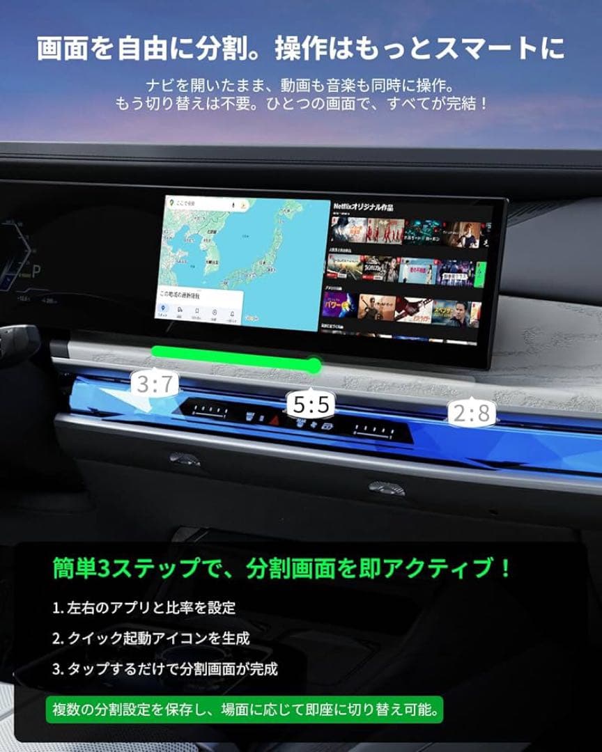 専用・技適認証済YolanAuto CarPlay AIボックス128GB