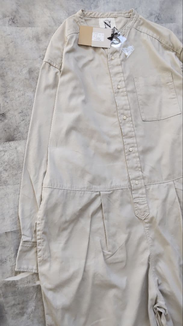 【新品未使用】RNA-Nシャツオールインワン ライトベージュ