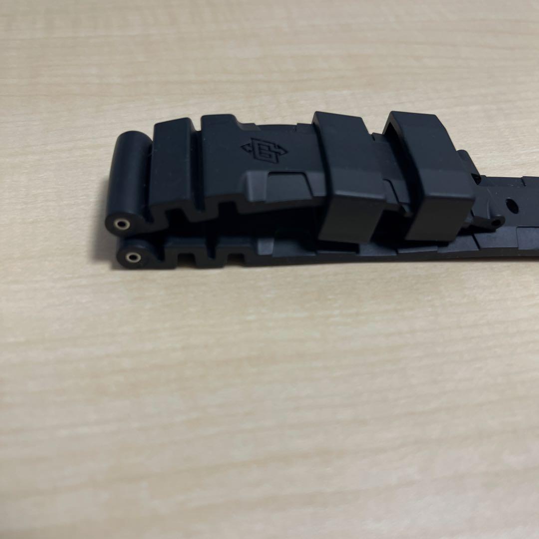 【極美品】パネライ 純正 カウッチュー アコーディオン ラバーベルト 44mm