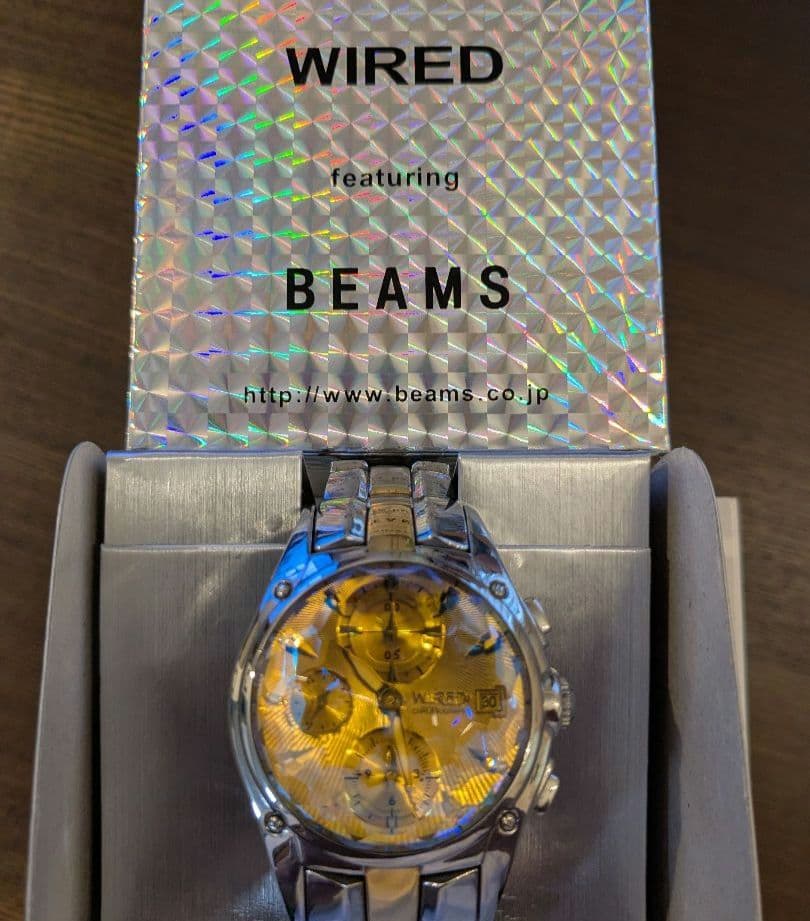 限定300個 BEAMS×WIRED 30周年コラボウォッチ 7T92-0HC0