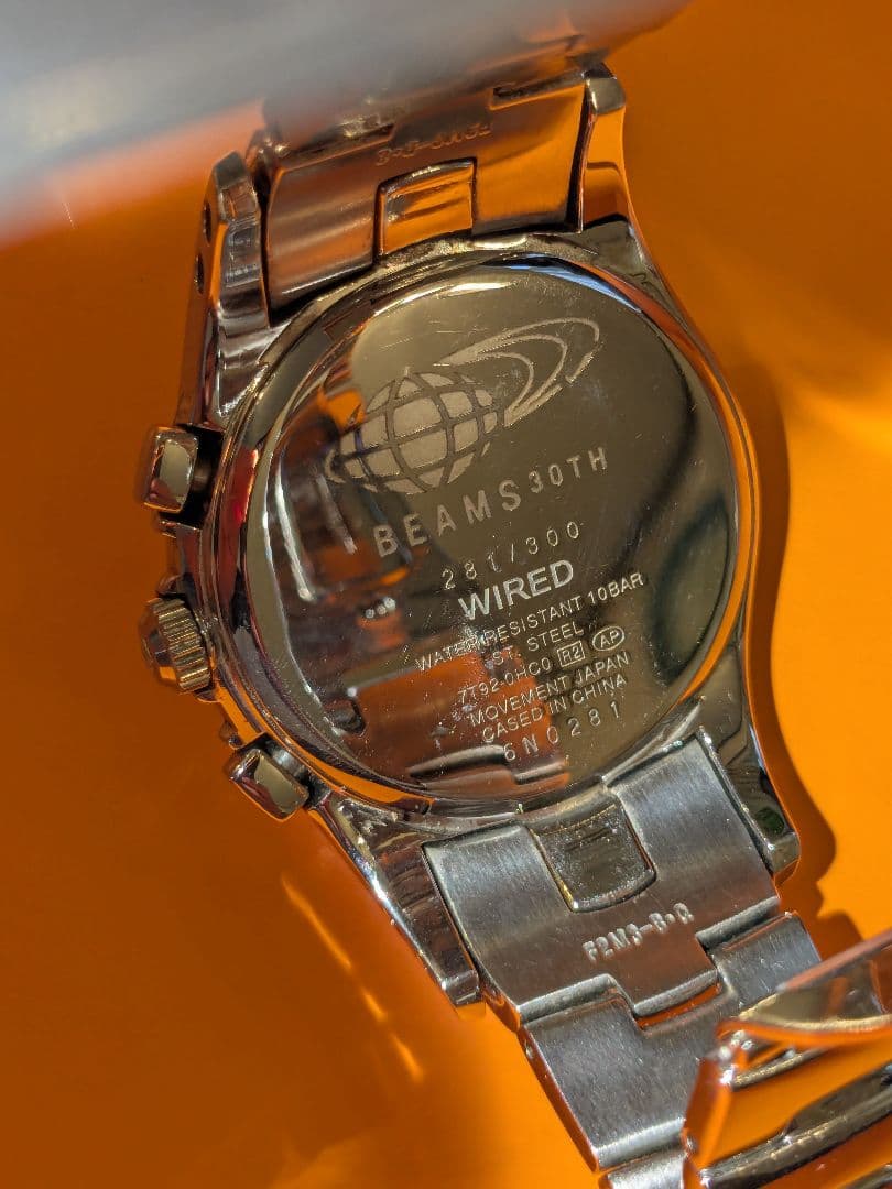 限定300個 BEAMS×WIRED 30周年コラボウォッチ 7T92-0HC0
