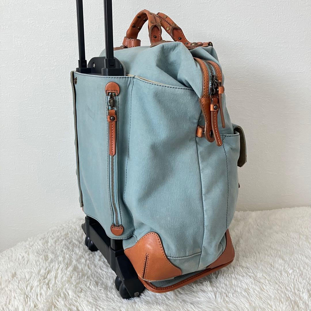 【希少】Dakota✨ダコタ　キャリーケース　デニム　ワッペン