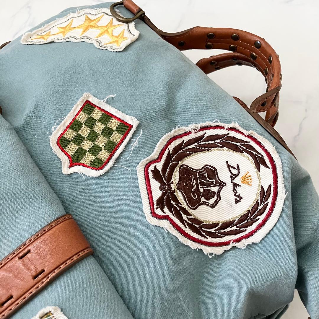 【希少】Dakota✨ダコタ　キャリーケース　デニム　ワッペン