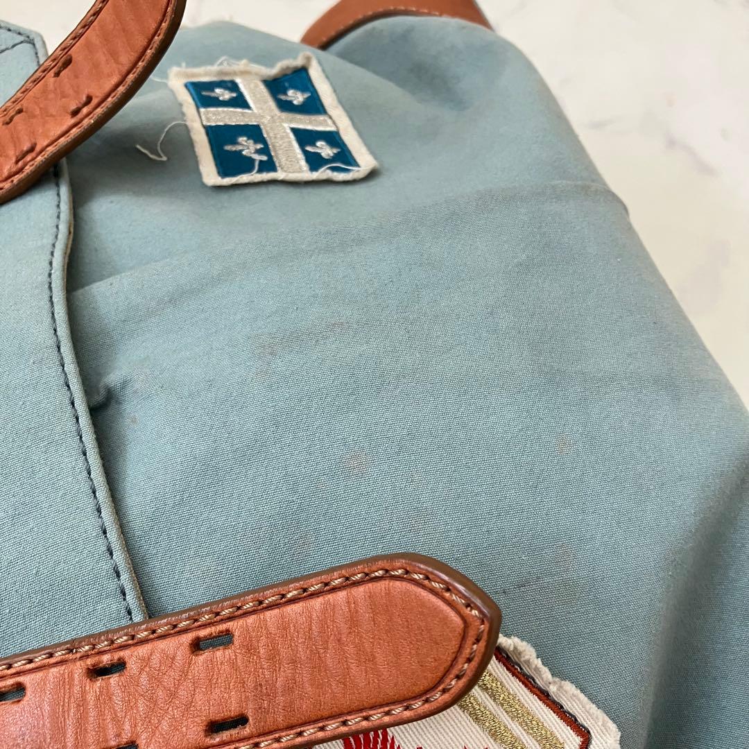 【希少】Dakota✨ダコタ　キャリーケース　デニム　ワッペン