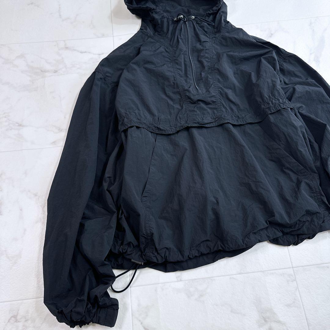 FRAMeWORK フレームワーク ナイロン　アノラックパーカー　ブラック