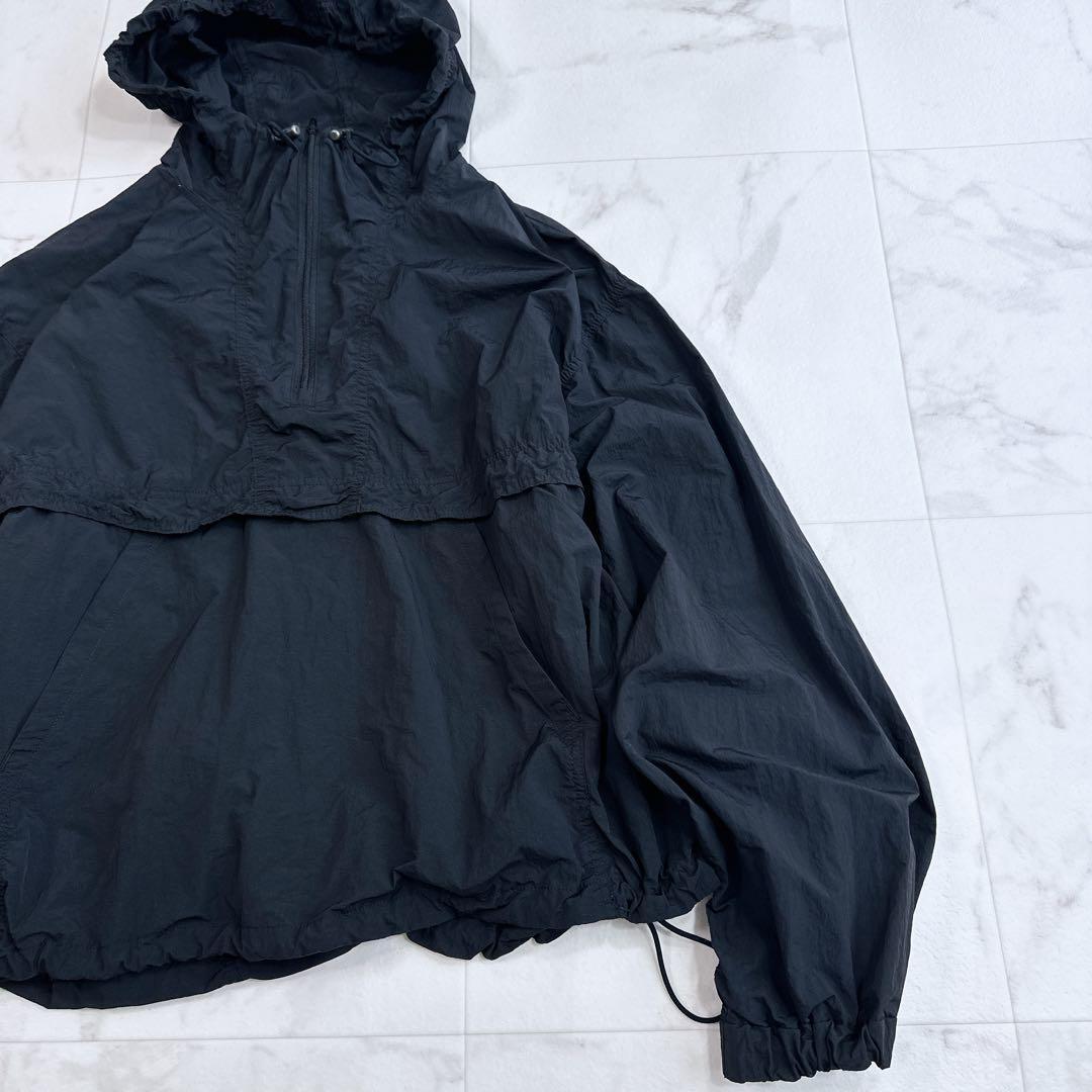 FRAMeWORK フレームワーク ナイロン　アノラックパーカー　ブラック