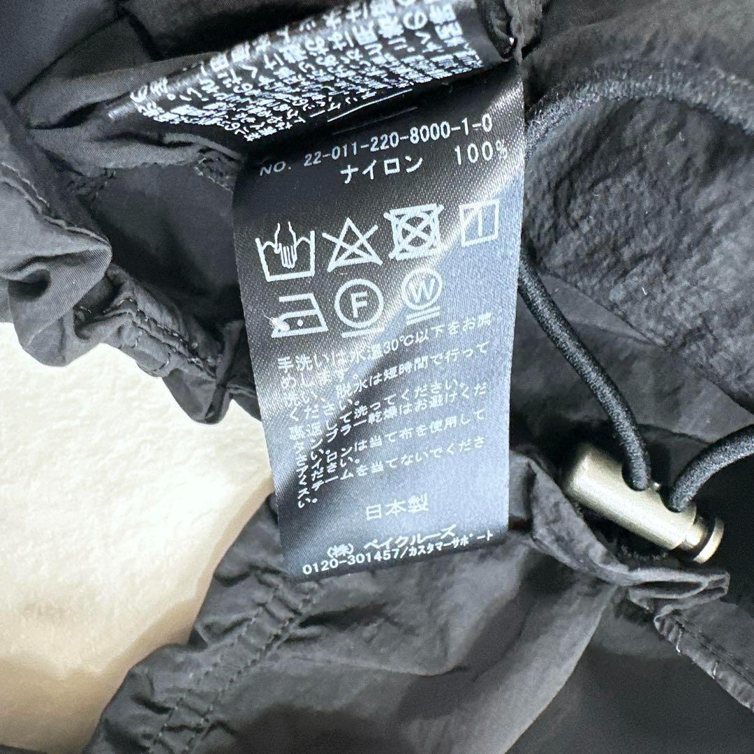 FRAMeWORK フレームワーク ナイロン　アノラックパーカー　ブラック