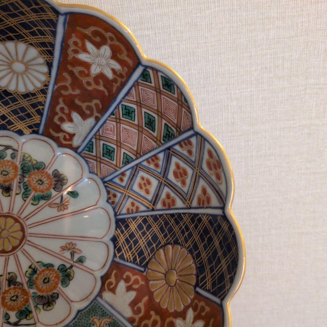 大聖寺伊万里　菊花文　菊花鉢型　お椀　1個　金襴手