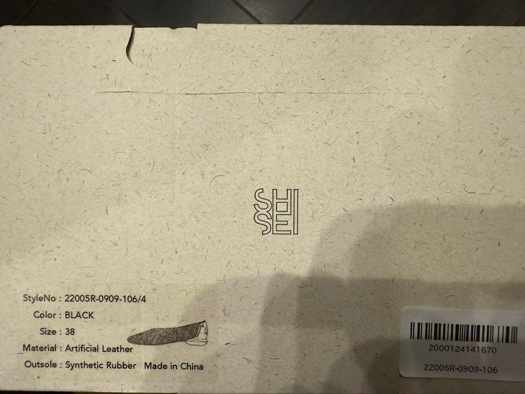 SHISEI メッシュローファー　MESH ROUND V PUMPS 38