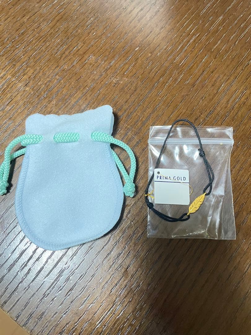 PRIMA.GOID 純金　メンズコードブレスレッド