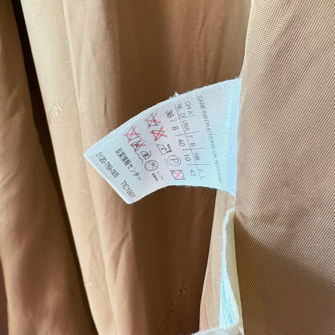 MaxMara マックスマーラ 白タグ キャメルヘアー ロング チェスターコート