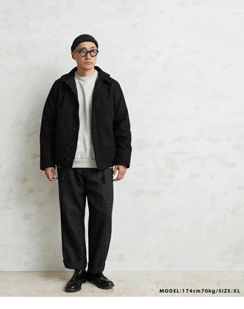 HOUSTON WAIPER別注 メルトン N-1デッキジャケット【WP11】