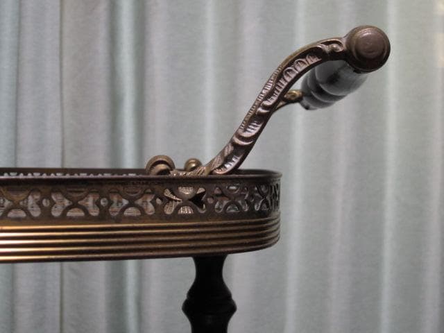 イタリア製 象嵌細工 クラシック トローリーワゴン/キッチンワゴン/ワインラック