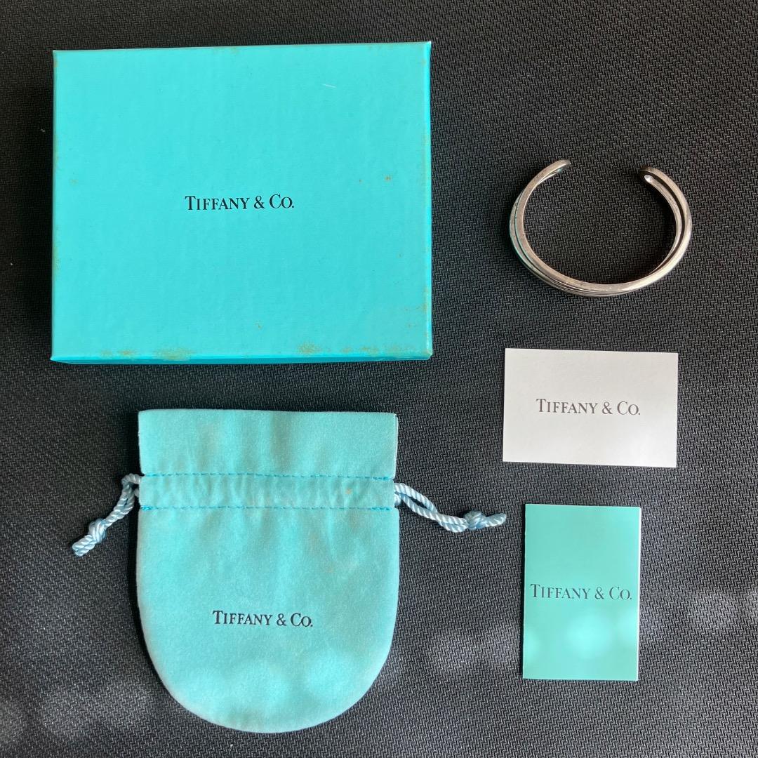 ティファニー ダイアゴナル バングル ブレスレットシルバー 925