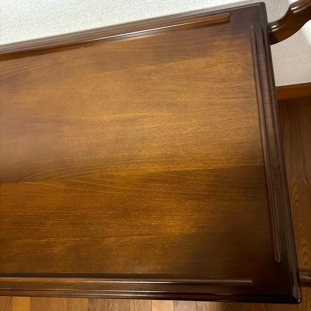 【美品】karimoku ティーワゴン キッチンワゴン コロニアル