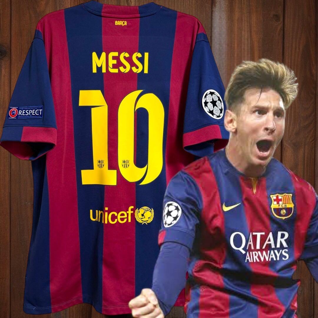 『正規品』バルセロナ 14/15 CL決勝仕様 メッシ ユニフォーム