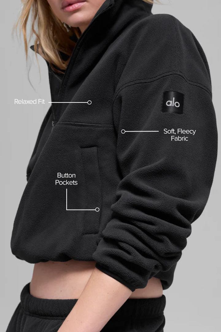 トップス Alo Yoga Polar Fleece Retreat Cover Up