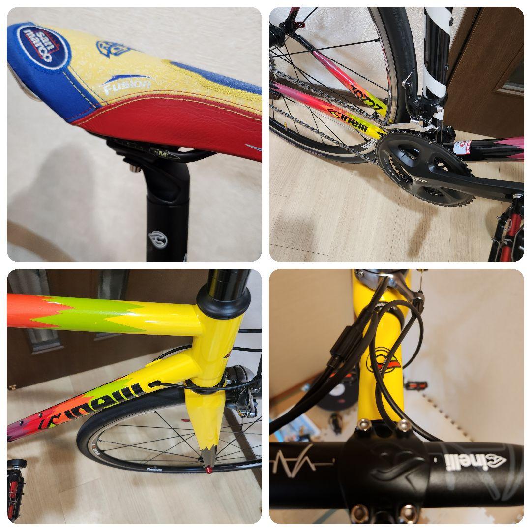 引き取りのみ　VIGORELLI ロードバイク 105 クロモリフレーム