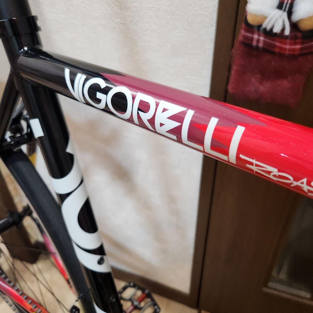 引き取りのみ　VIGORELLI ロードバイク 105 クロモリフレーム