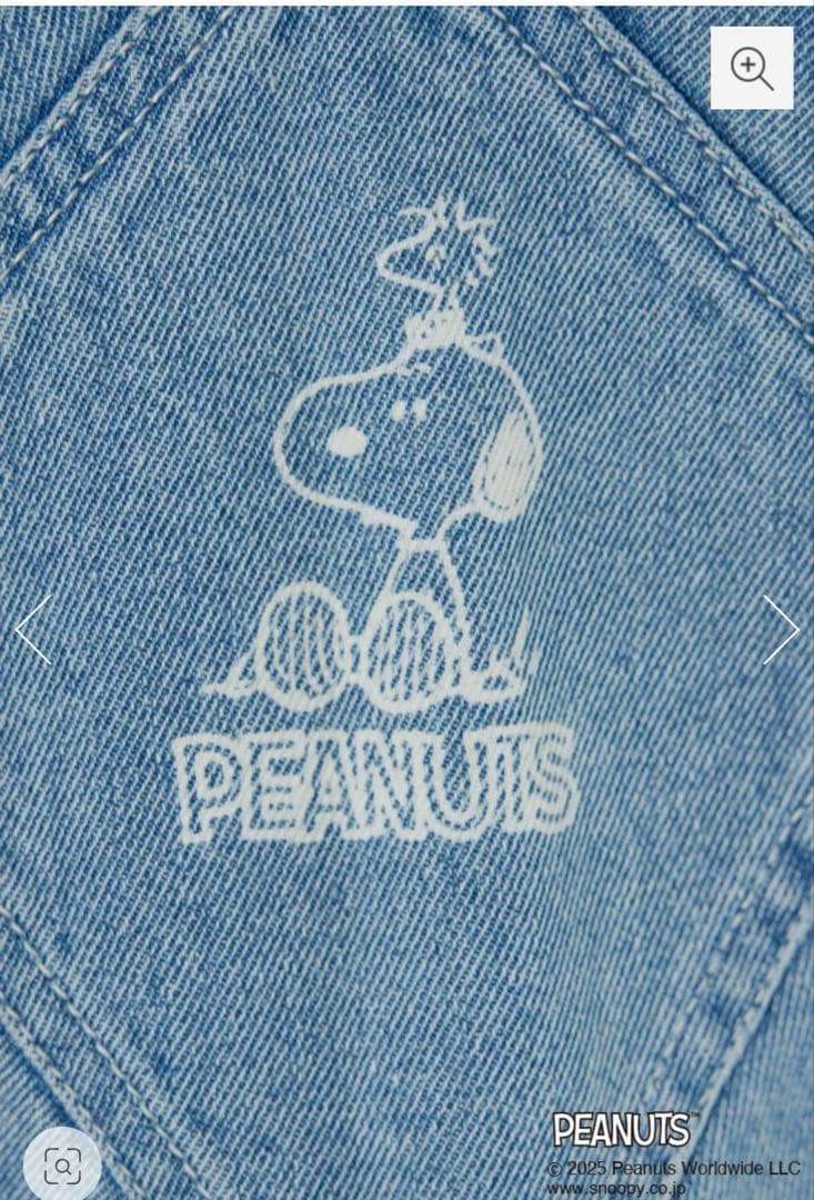 ロデオクラウンズ　スヌーピ　オーバーオールとロンT 2点セット新品