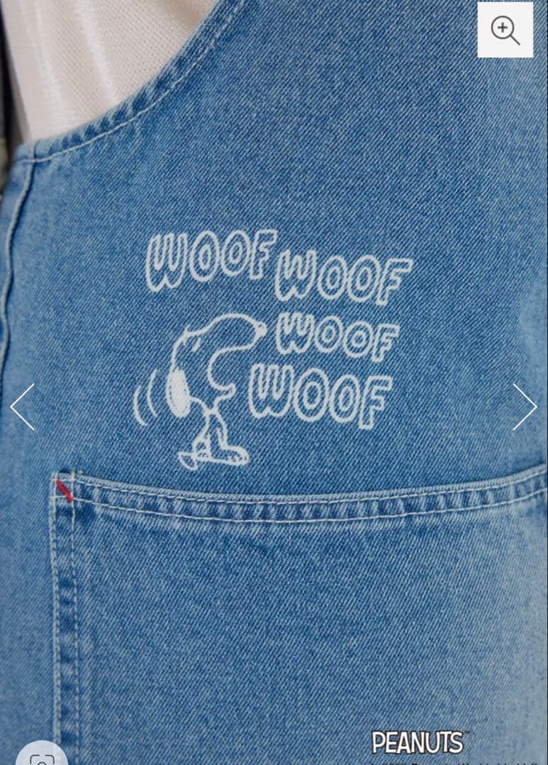 ロデオクラウンズ　スヌーピ　オーバーオールとロンT 2点セット新品