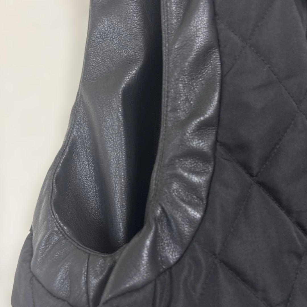 ❣️新品　❣️今季もの　マルゴービンテージ　レザーベスト　エコレザー　中綿ベスト