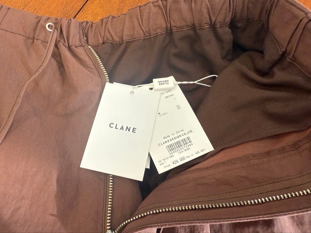 パンツ CLANE COTTON PARACHUTE PANTS