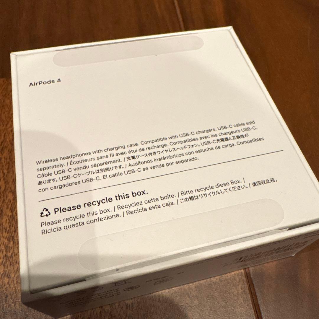 値引き！【新品】AirPods4