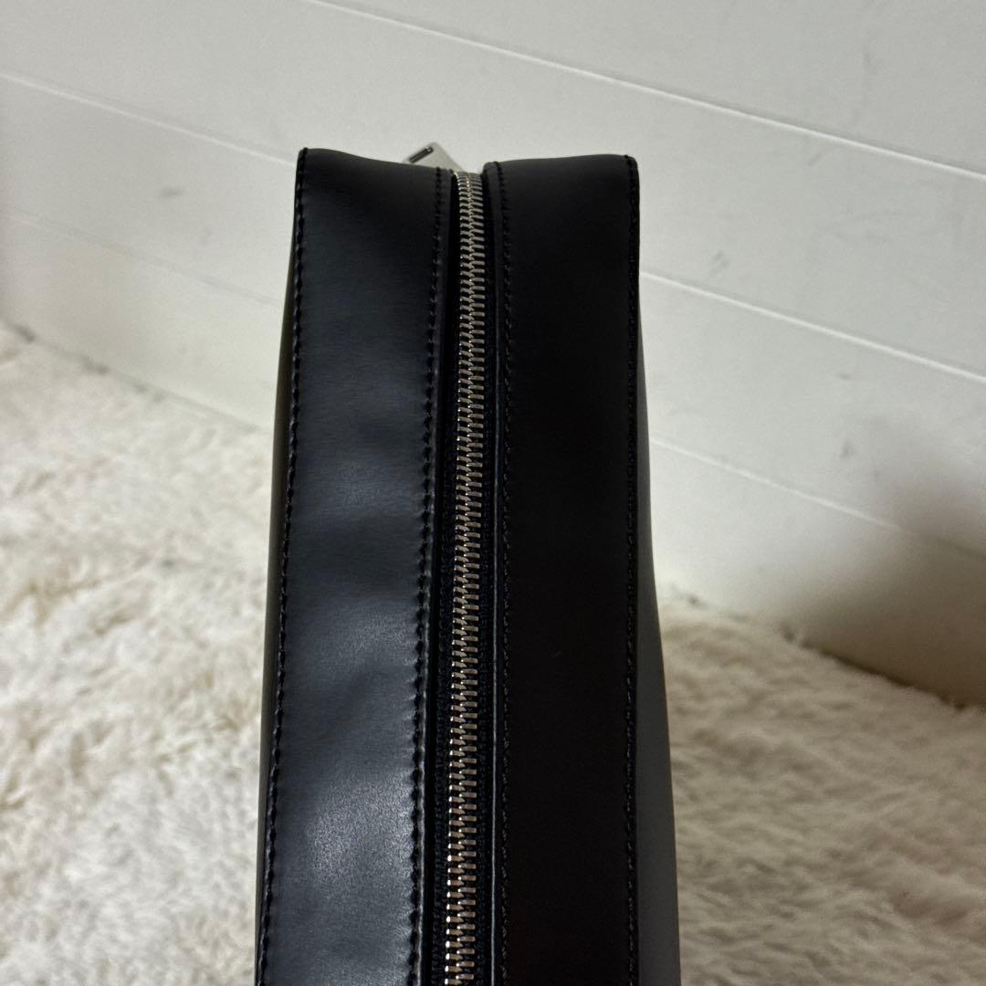 極美品✨MM6 trois6 レザー　クロスショルダーバッグ ブラック