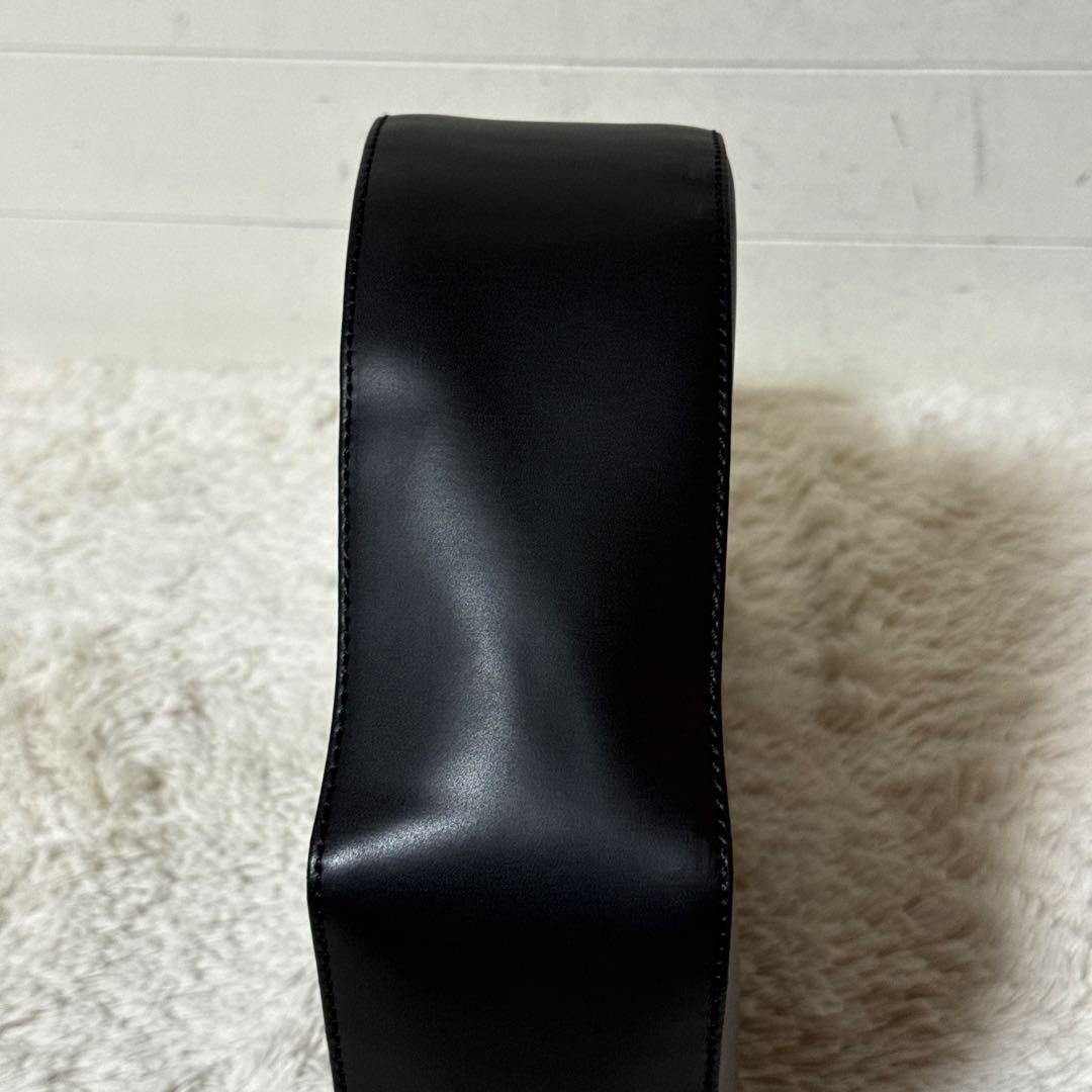 極美品✨MM6 trois6 レザー　クロスショルダーバッグ ブラック