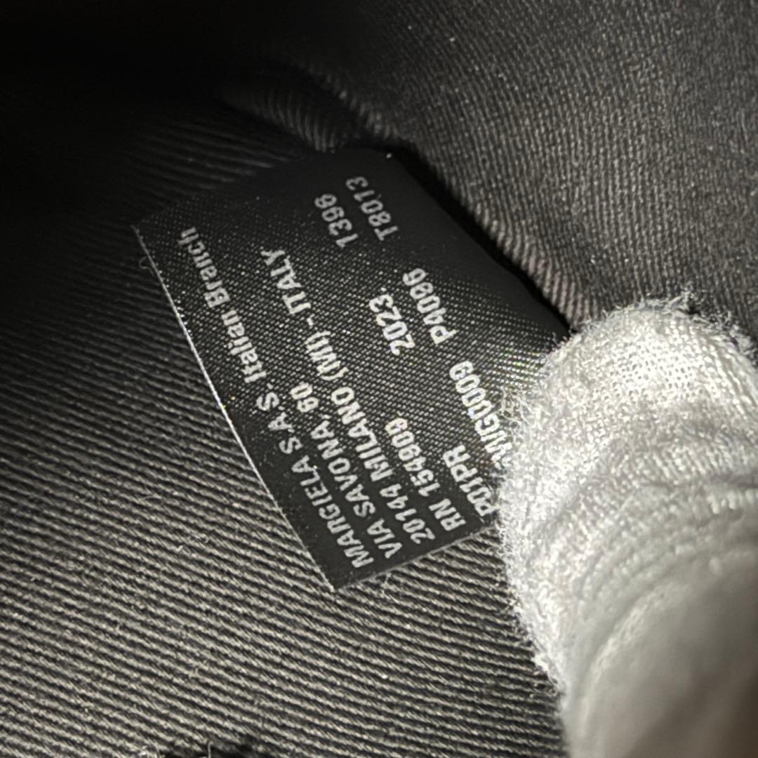 極美品✨MM6 trois6 レザー　クロスショルダーバッグ ブラック