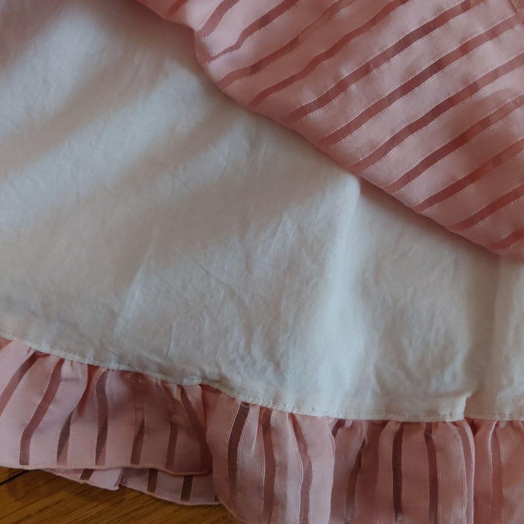 未使用110ワンピース シャーリーテンプル 女の子 キッズ 発表会 ピンク