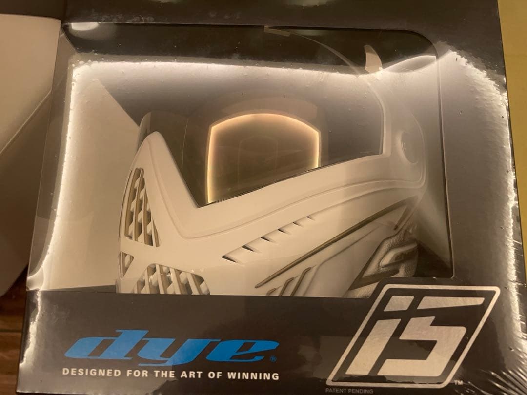 ゴ*髏様 dye i5 ホワイト　ペイントボール　SpeedQB PBマスク